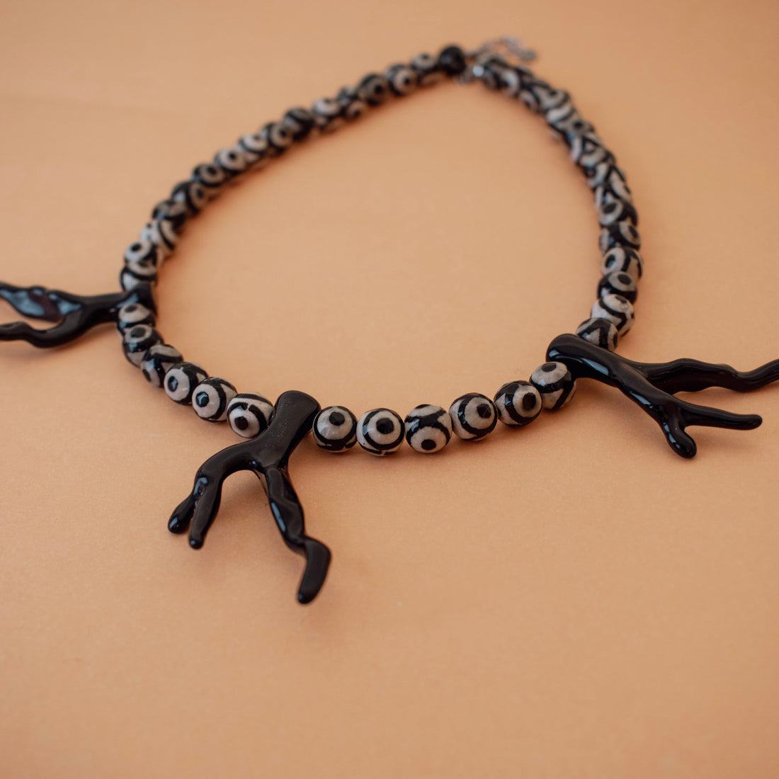 Collar cuentas de Agata Tres Ojos
