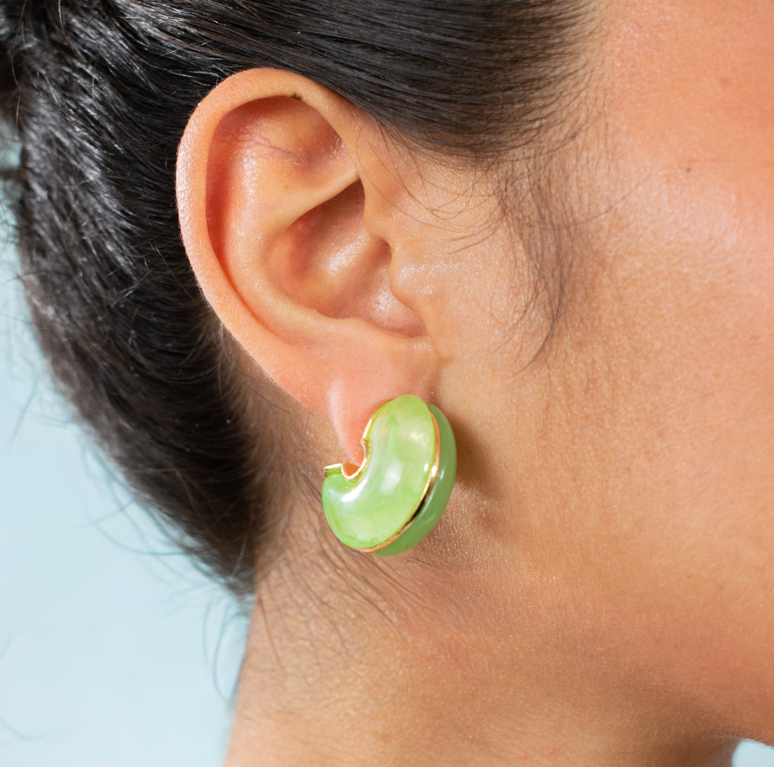 ¡NEW! Candongas Jade Verde