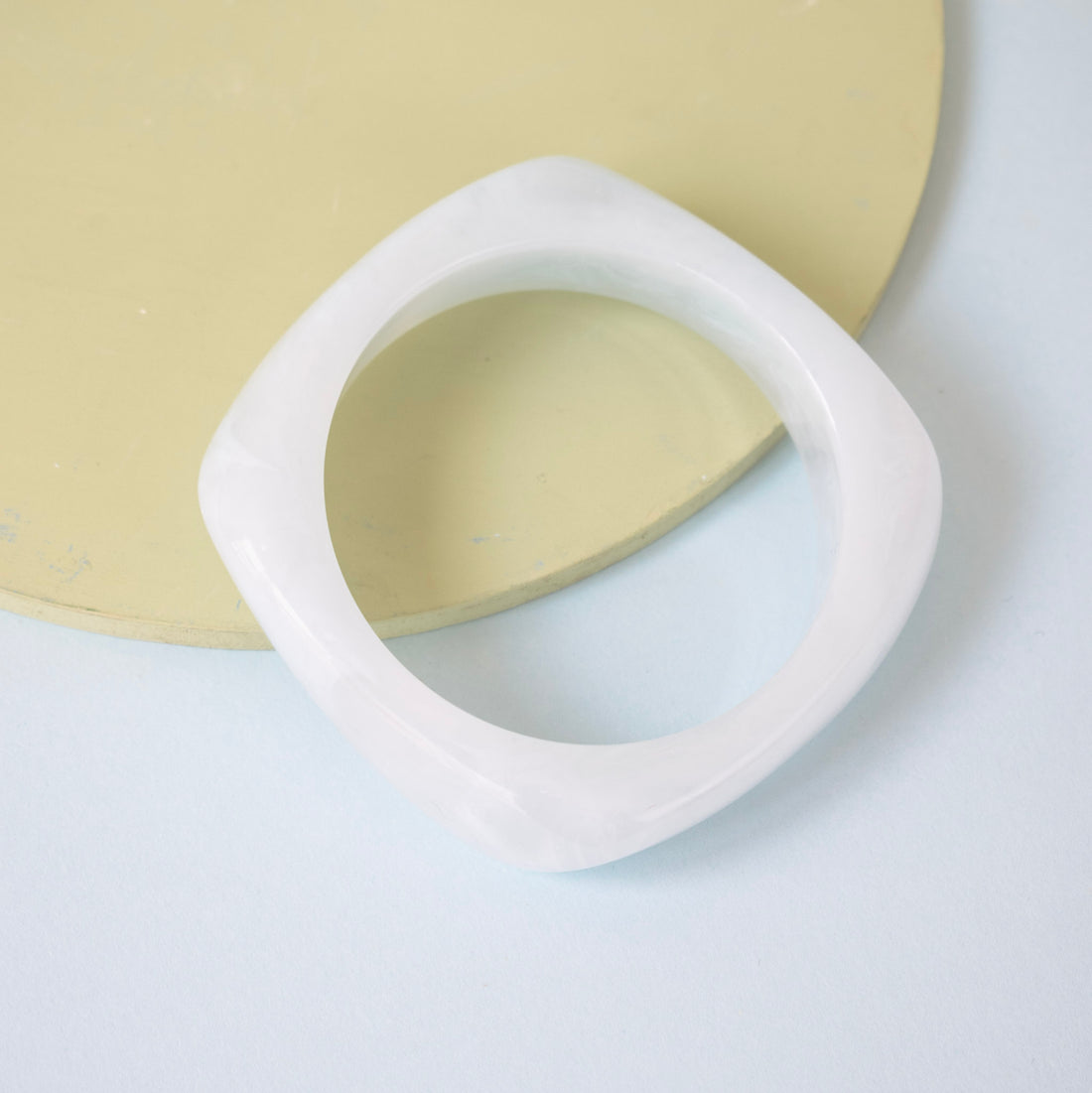 Pulsera Acrílico Boreal Blanco