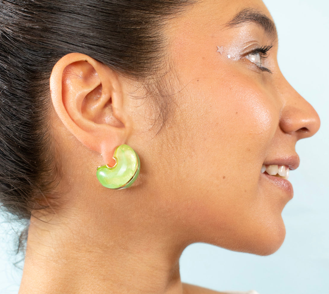 ¡NEW! Candongas Jade Verde