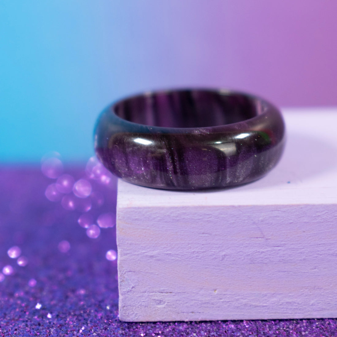 ¡NEW! Anillo aurora morado  - Talla 8.5