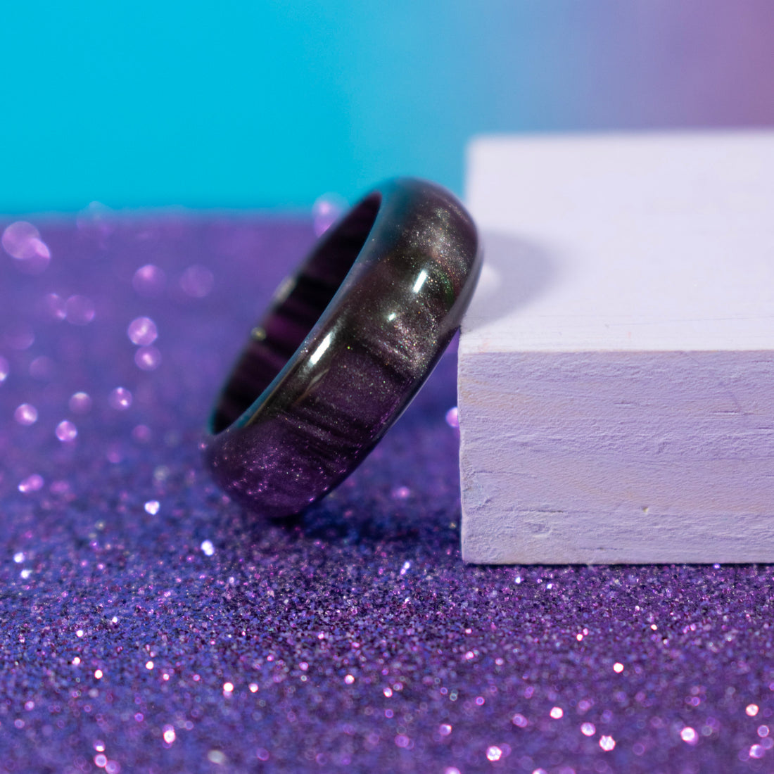 ¡NEW! Anillo aurora morado  - Talla 8.5