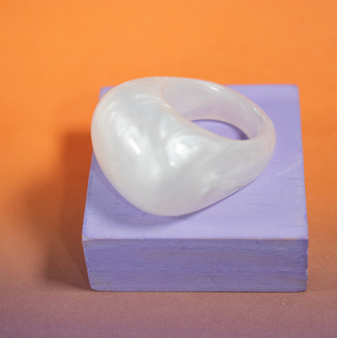 ¡NEW! Anillo Perla Gris - Talla 8.5