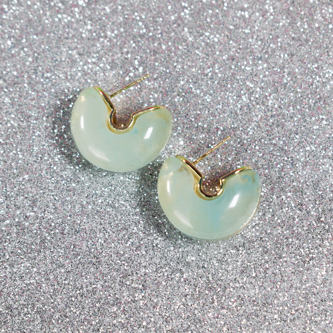 ¡NEW! Candongas Jade Azul