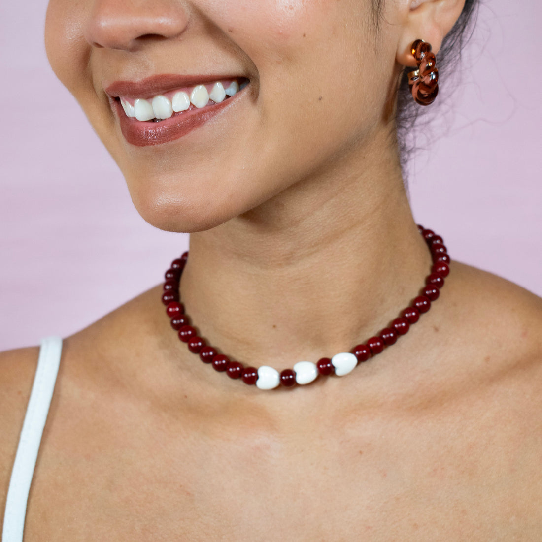 ¡NEW! Collar Rojo Carmesí