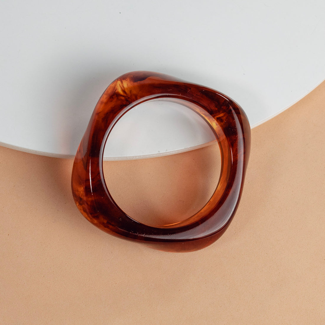 Pulsera Acrílico Boreal Café