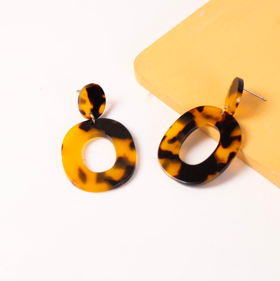 Aretes Acrílico Zafarí Animal Print