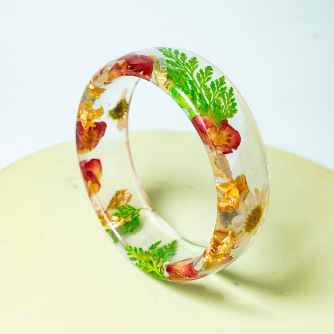 Pulsera Aura Silvestre Rojo - Gruesa