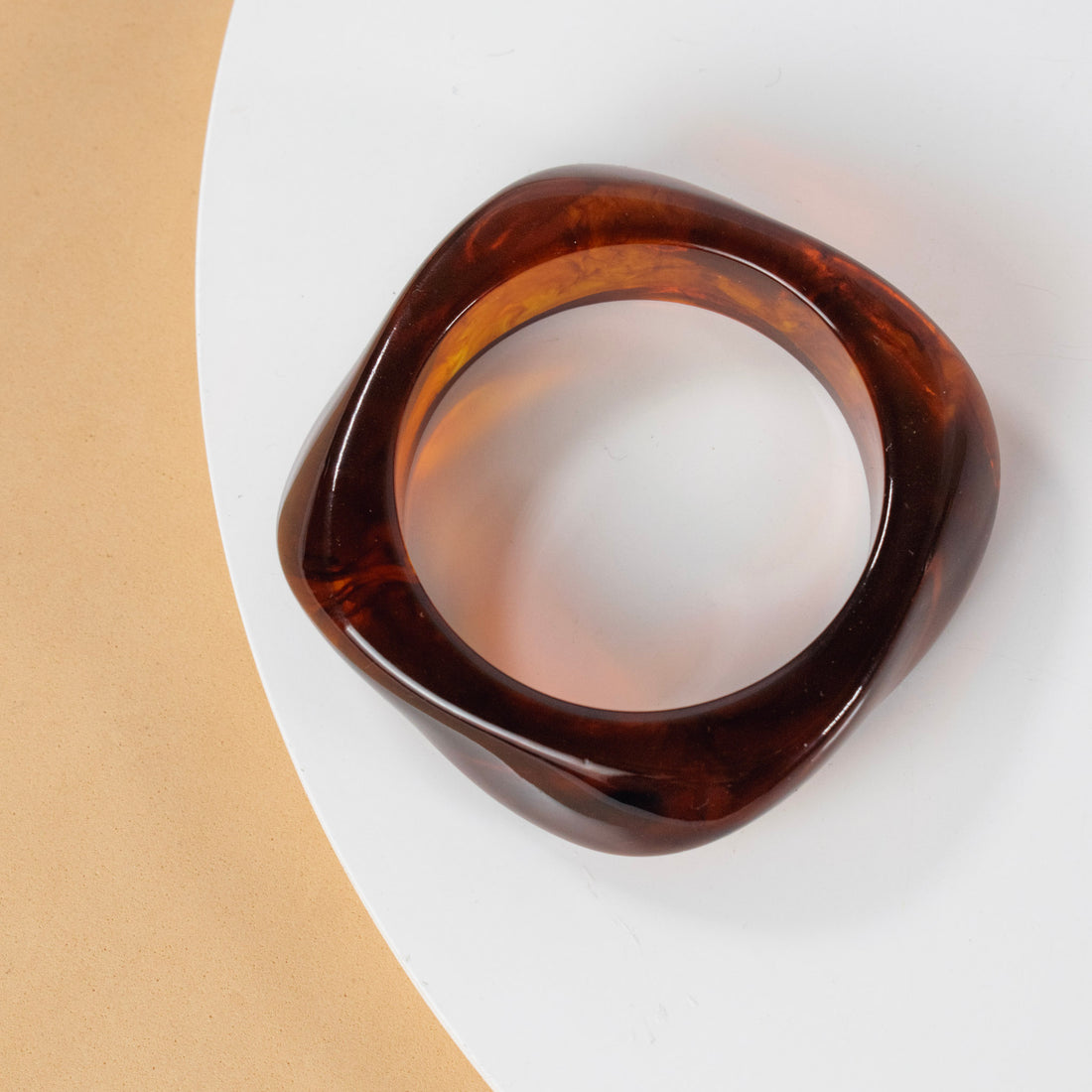 Pulsera Acrílico Boreal Café