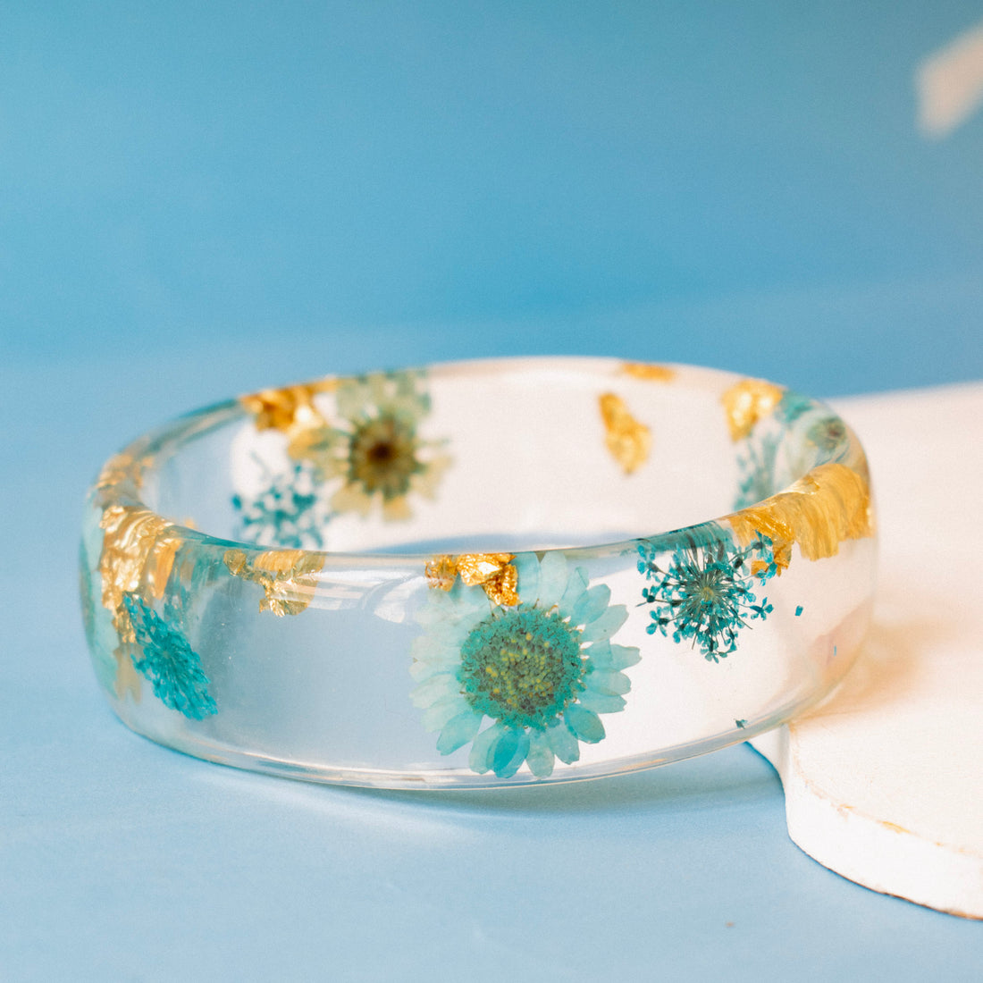 Pulsera Aura Silvestre Azul - Gruesa