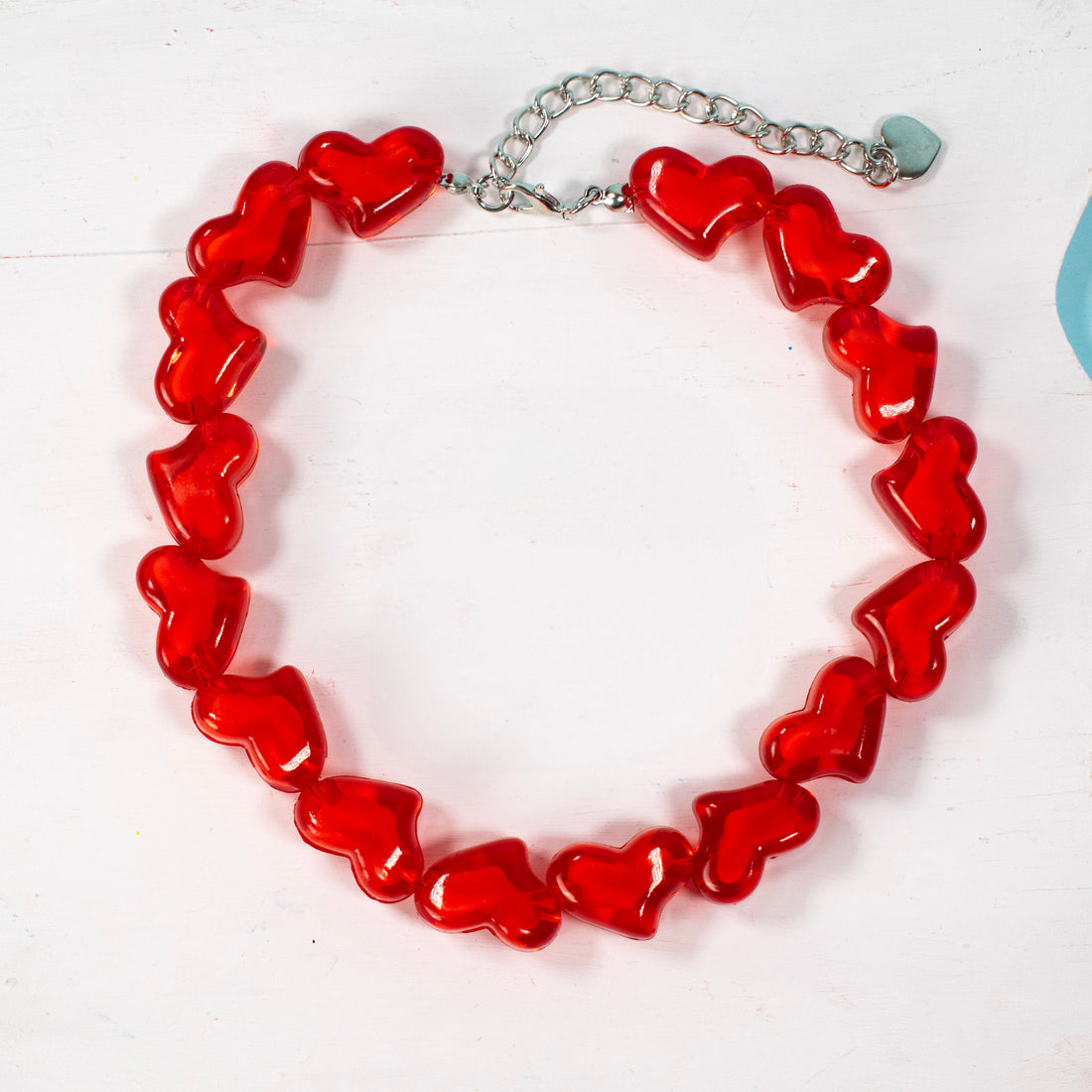 ¡NEW! Collar Corazones Rojo