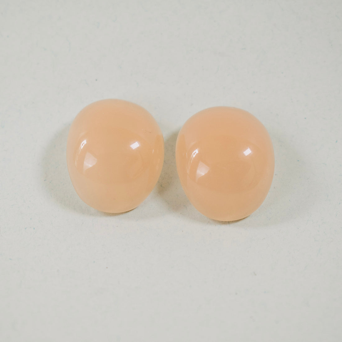 Aretes Acrílico Cristal Salmón