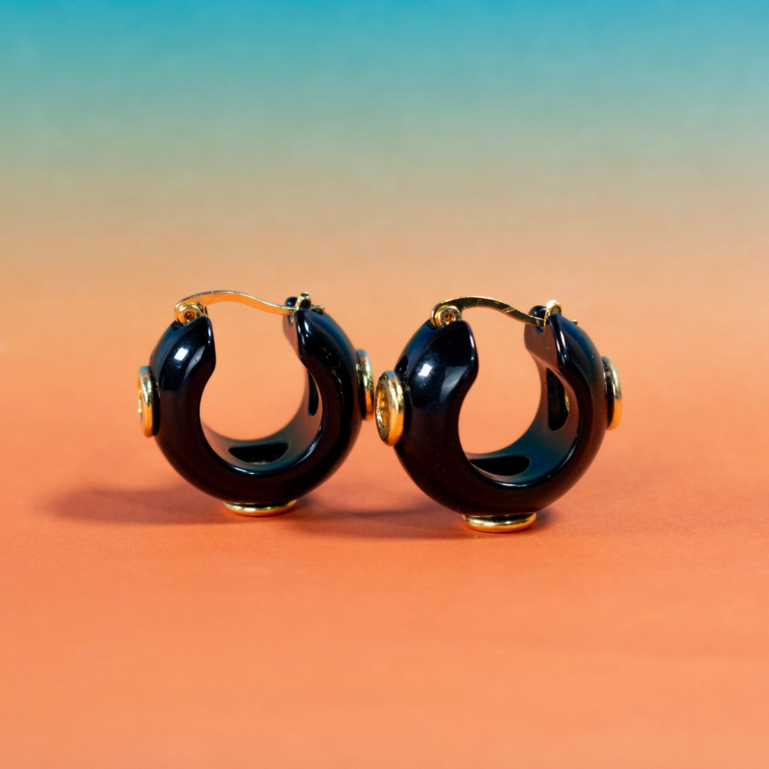 ¡NEW! Mini Candongas Nacar Negro