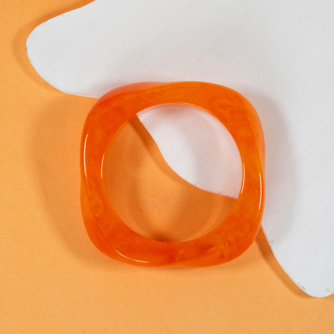Pulsera Acrilico Boreal Naranja