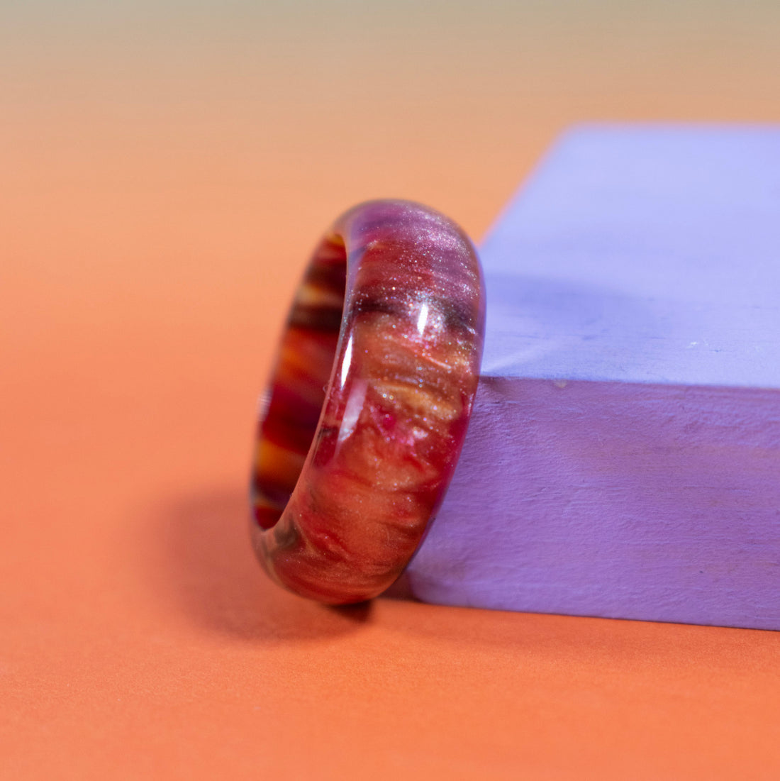 ¡NEW! Anillo aurora Rojo - Talla 7