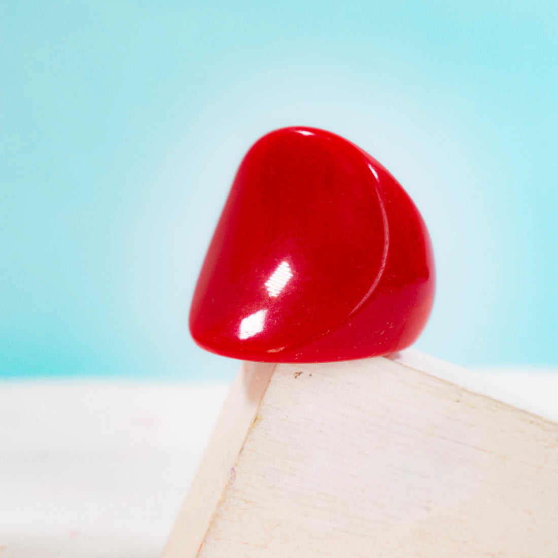 ¡NEW! Anillo encanto Rojo - Talla 8.5
