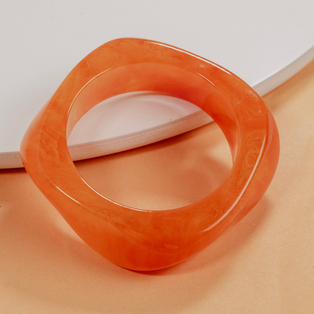 Pulsera Acrilico Boreal Naranja