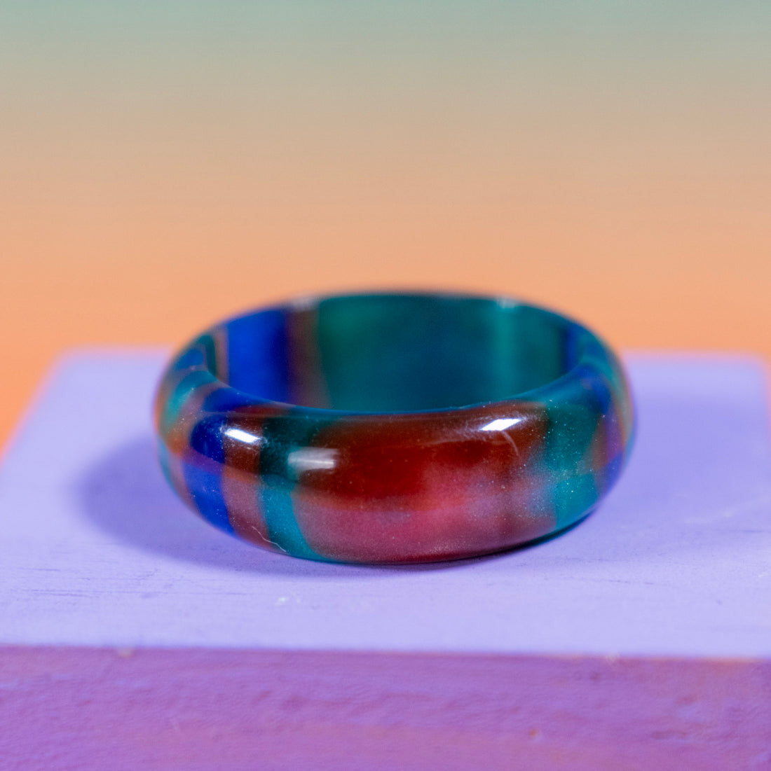 ¡NEW! Anillo aurora Azul - Talla 7