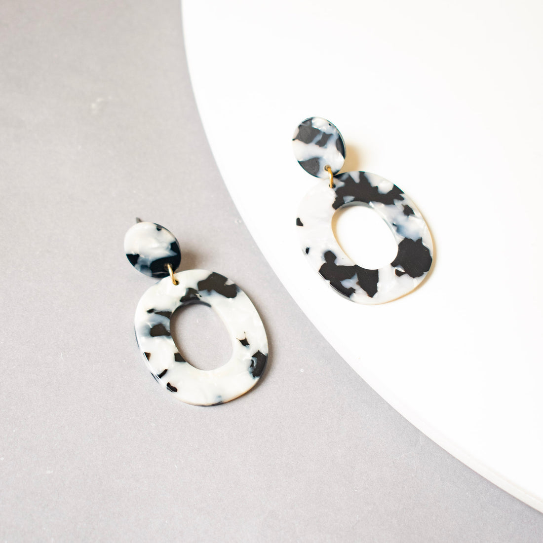 Aretes Acrílico Zafarí Manchas