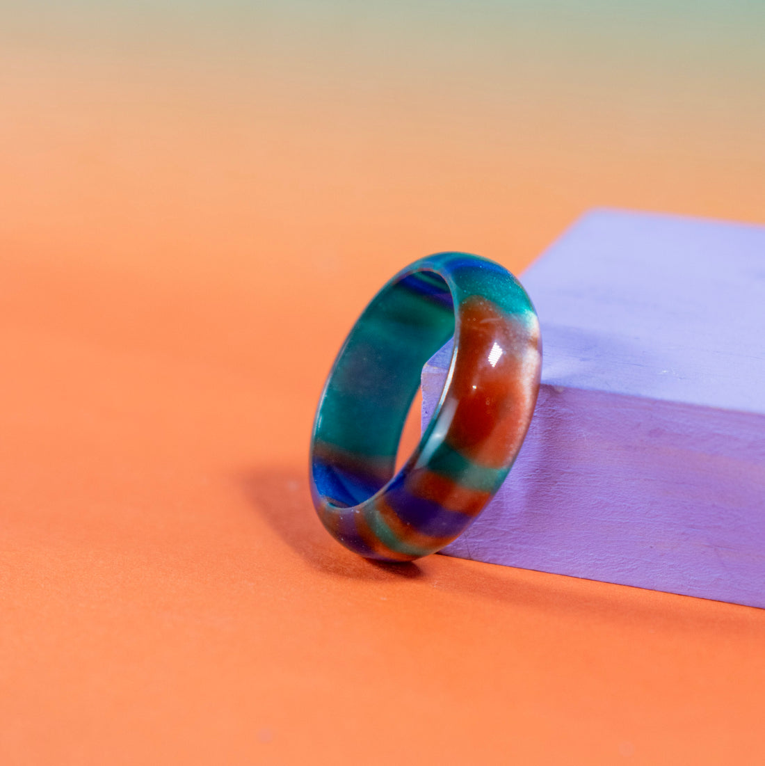 ¡NEW! Anillo aurora Azul - Talla 7