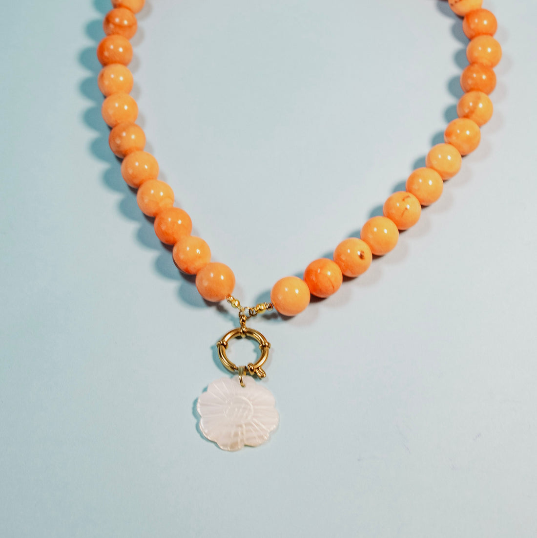 Collar Coral Naranja