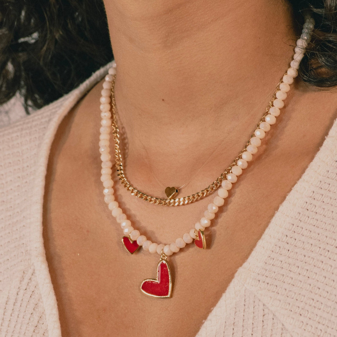 Collar Amor Divino-Rojo