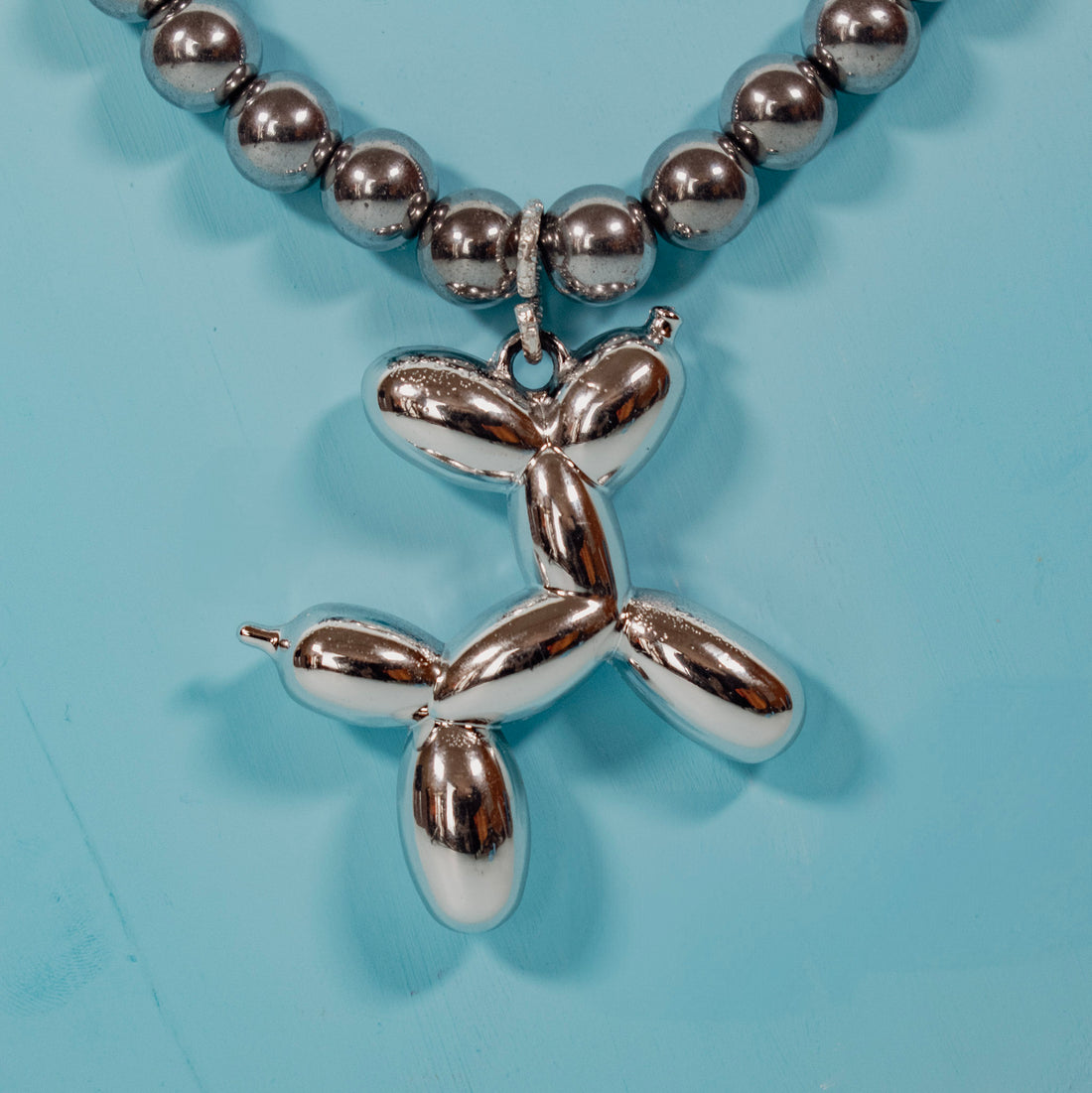 ¡NEW! Collar Pet Globo Plateado