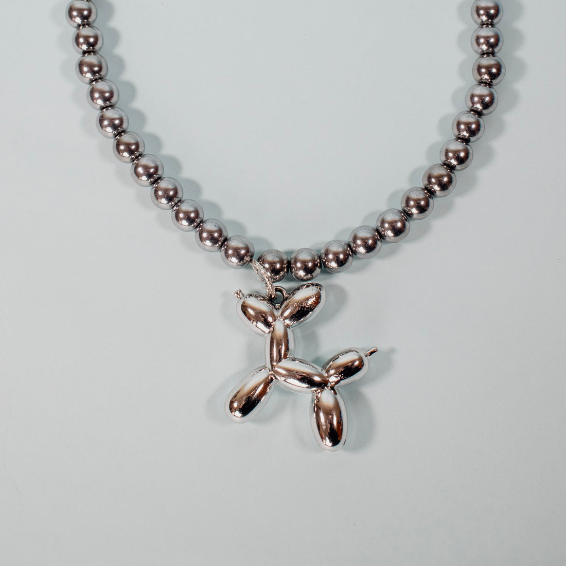 ¡NEW! Collar Pet Globo Plateado
