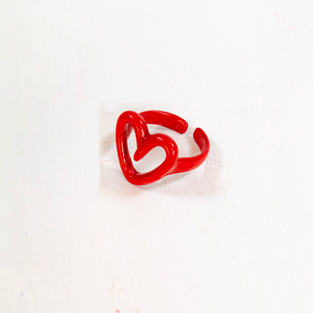 Anillo amor Rojo- Talla 7.5 Ajustable