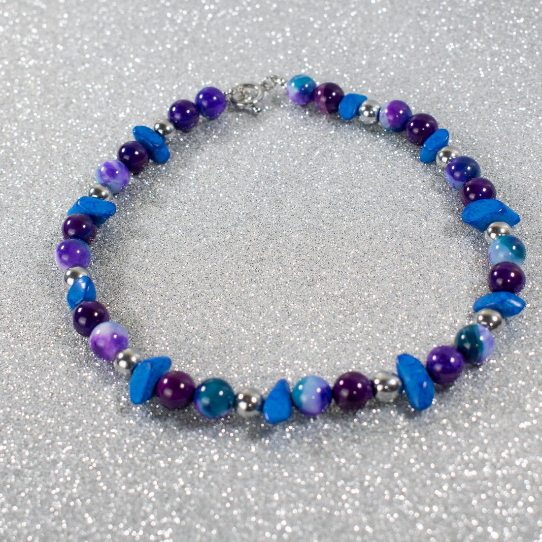 ¡NEW! Collar Esferas Purpura