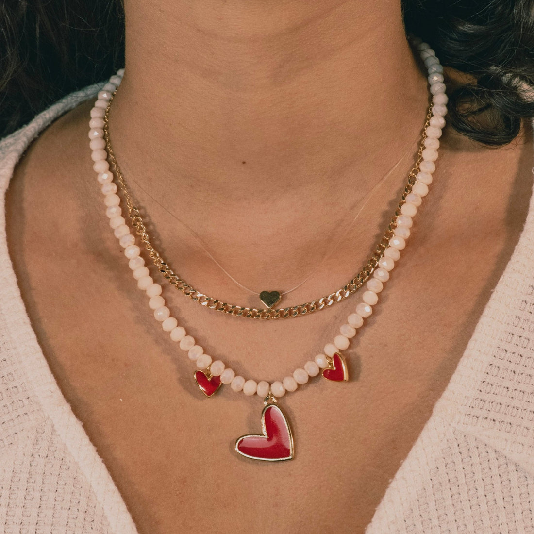 Collar Amor Divino-Rojo