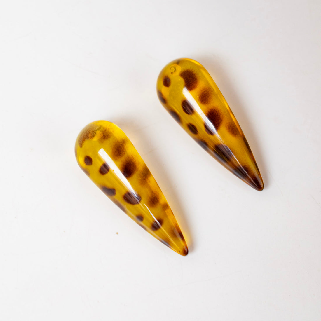Aretes Diente Animal print