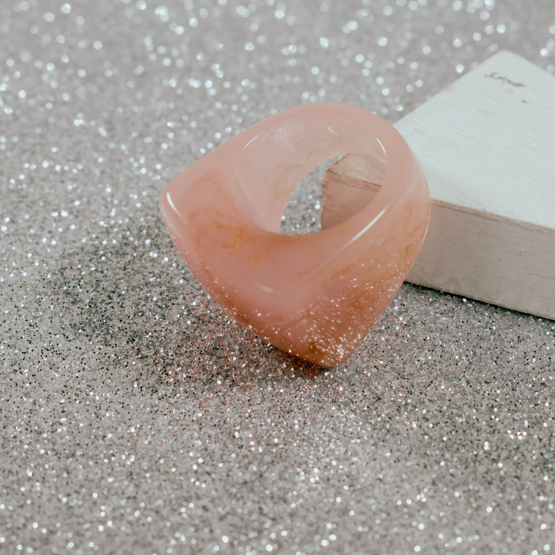 ¡NEW! Anillo Nebula Rosa - Talla 8.5