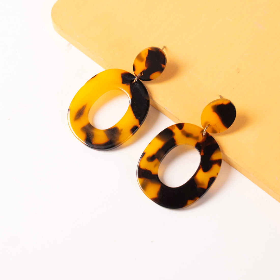 Aretes Acrílico Zafarí Animal Print