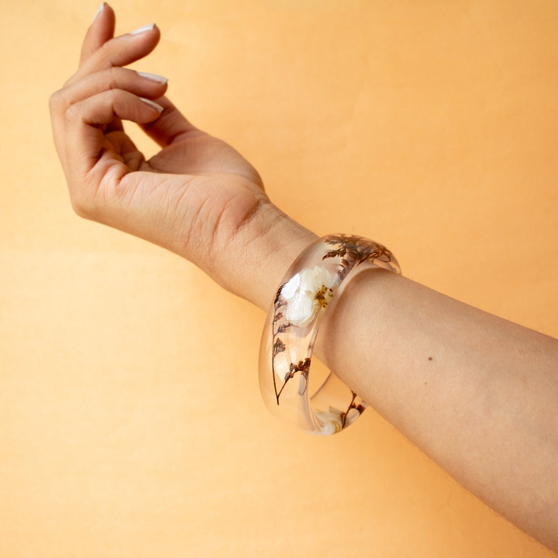 ¡NEW! Pulsera Aura Silvestre Café - Gruesa