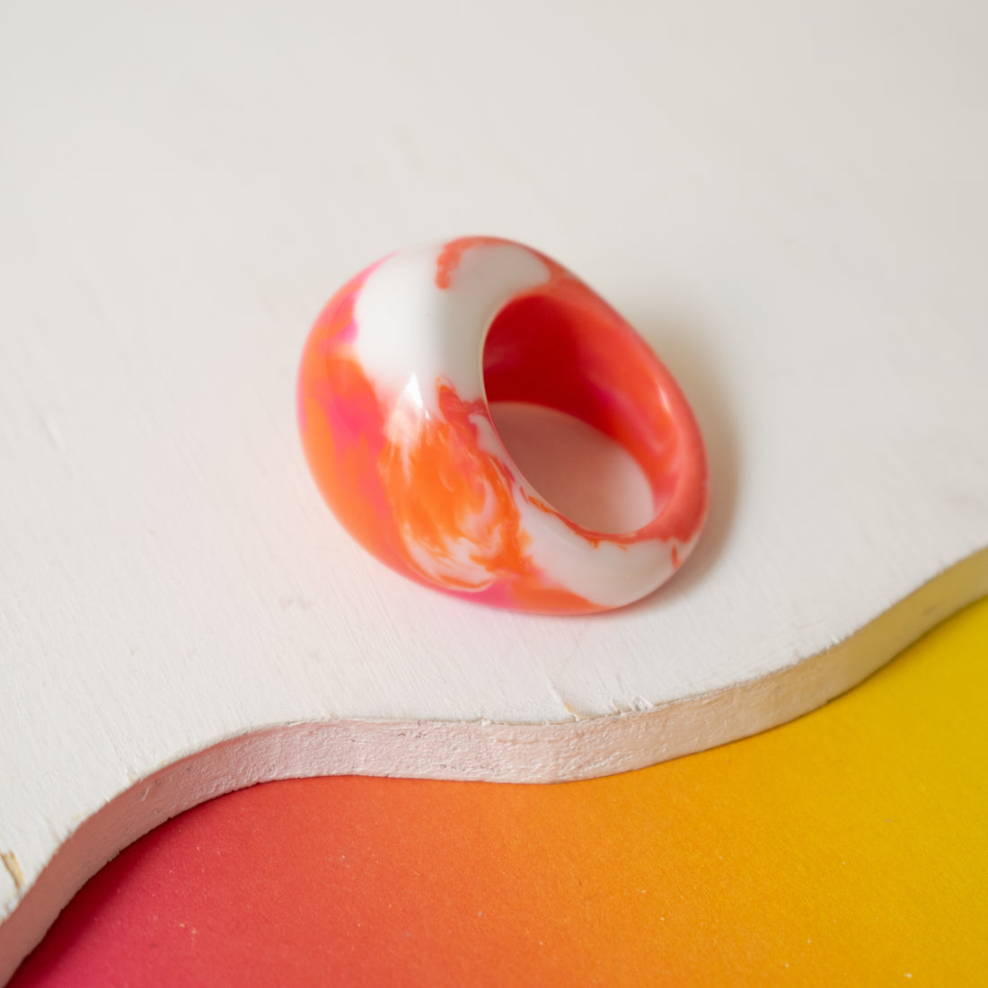 ¡NEW! Anillo Prisma Fucsia - Talla única 9