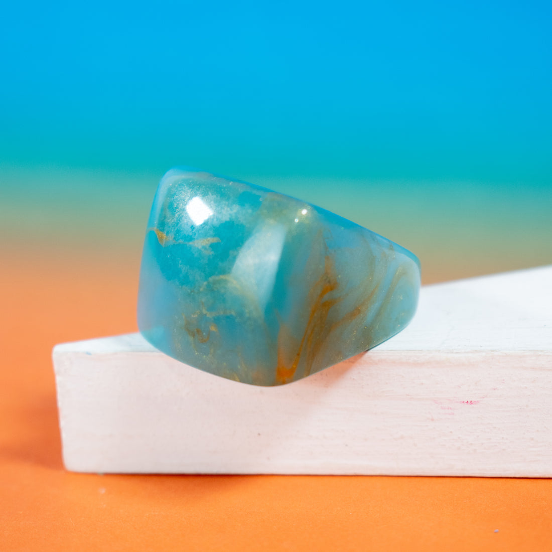 ¡NEW! Anillo Nebula Celeste - Talla 8.5