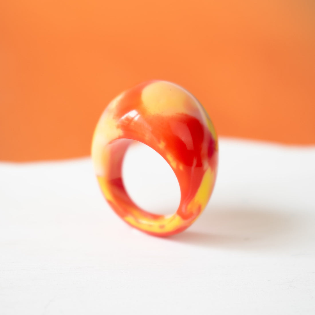 ¡NEW! Anillo Acrilico Prisma - Talla única 9