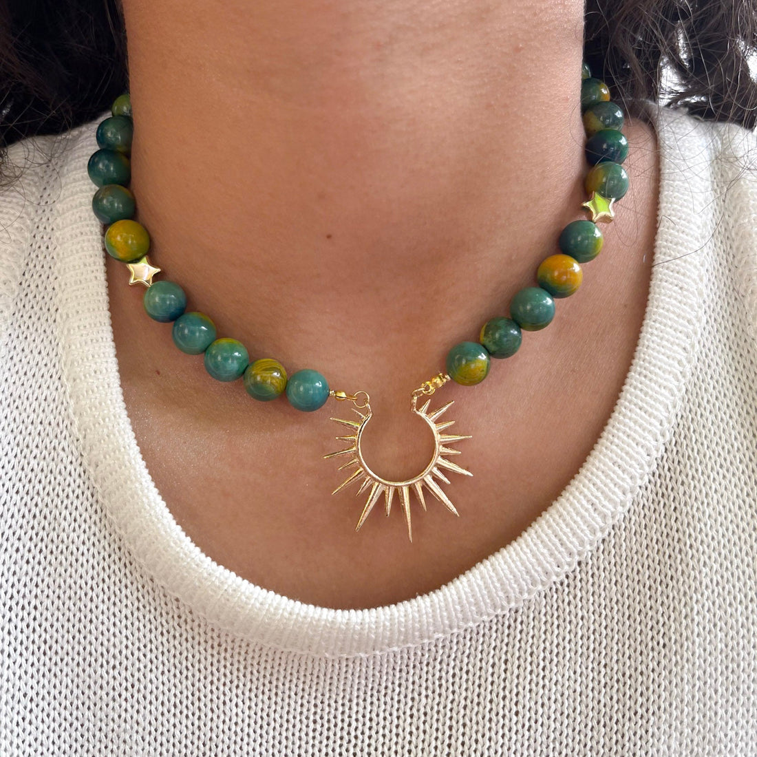 ¡NEW! Collar Solar Verde
