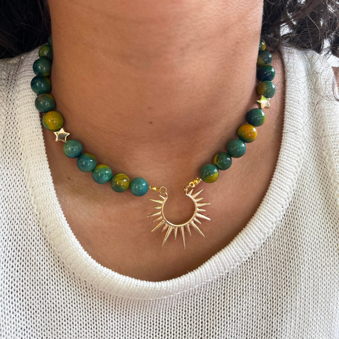 ¡NEW! Collar Solar Verde