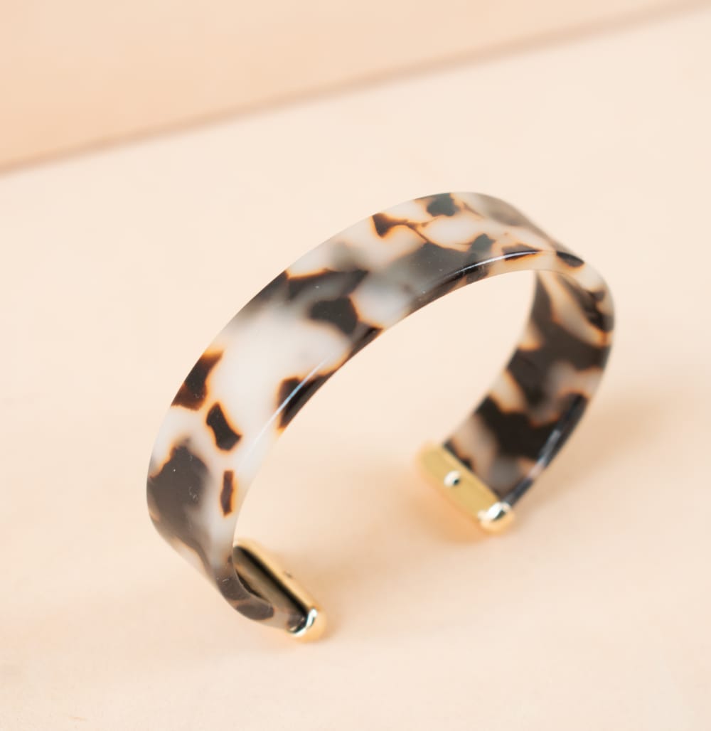 Pulsera Acrílico leopardo