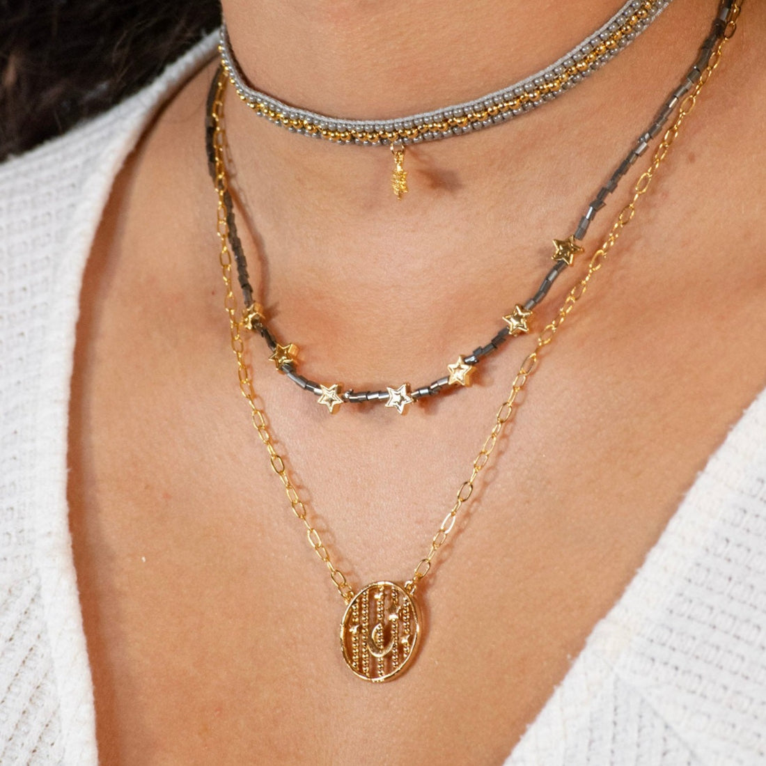 Collar Tranquilidad-gris