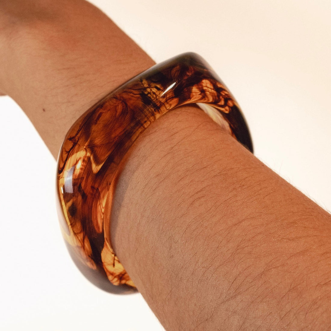 Pulsera Acrílico Boreal Café