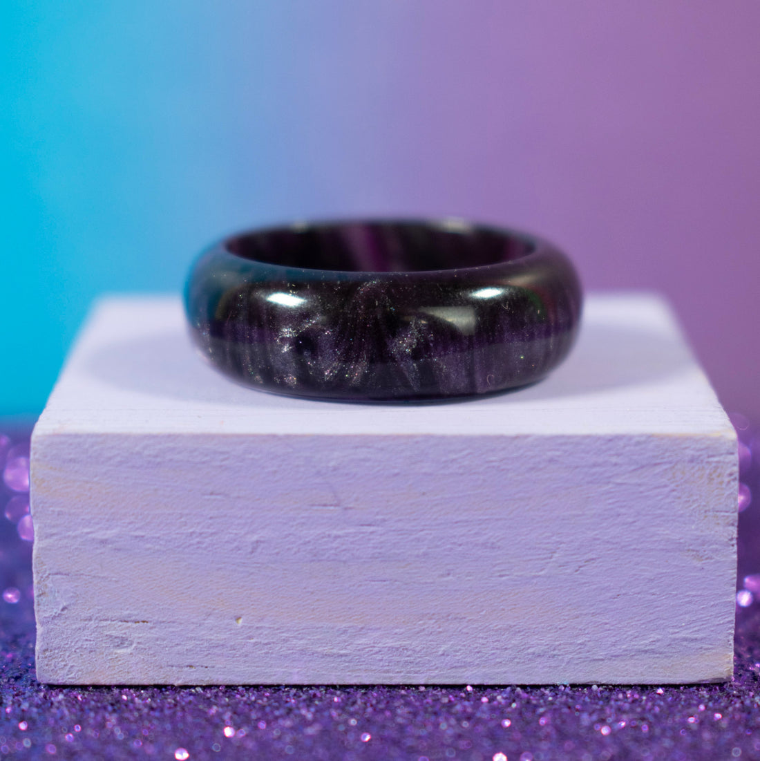 ¡NEW! Anillo aurora morado  - Talla 8.5