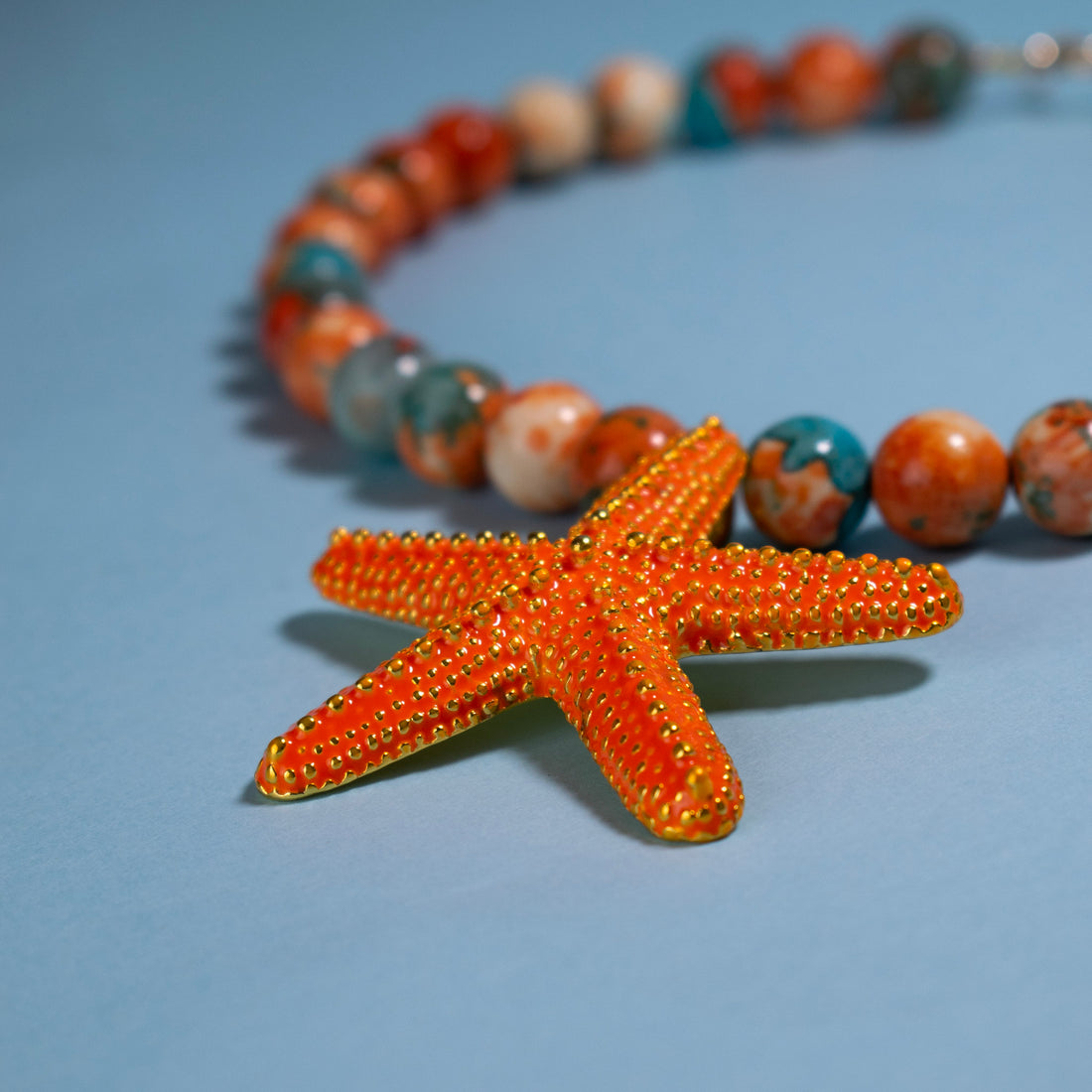 ¡NEW! Collar Luz de Sirena Naranja