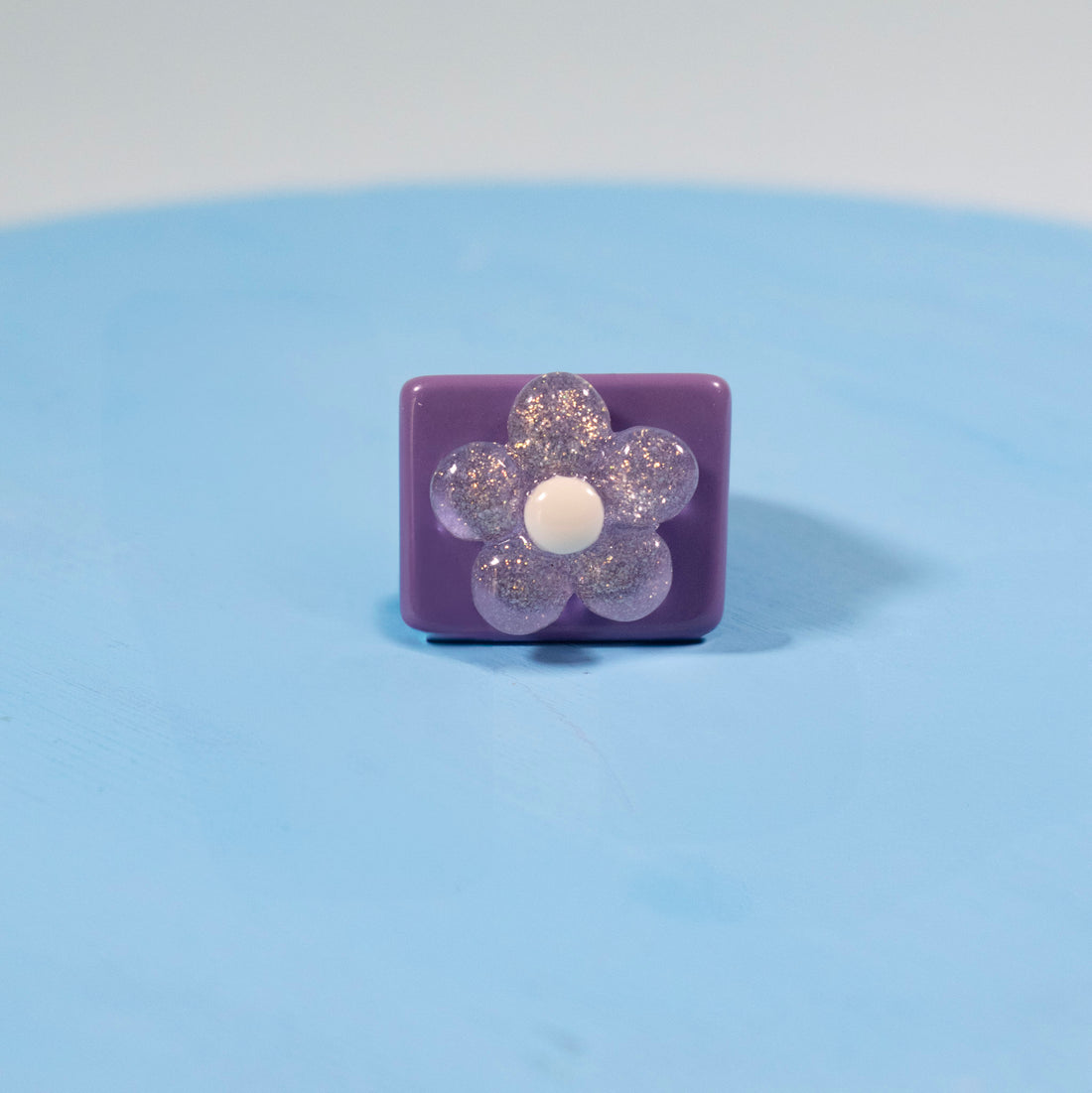 ¡NEW! Anillo Petalo Lila - Talla única 8.5
