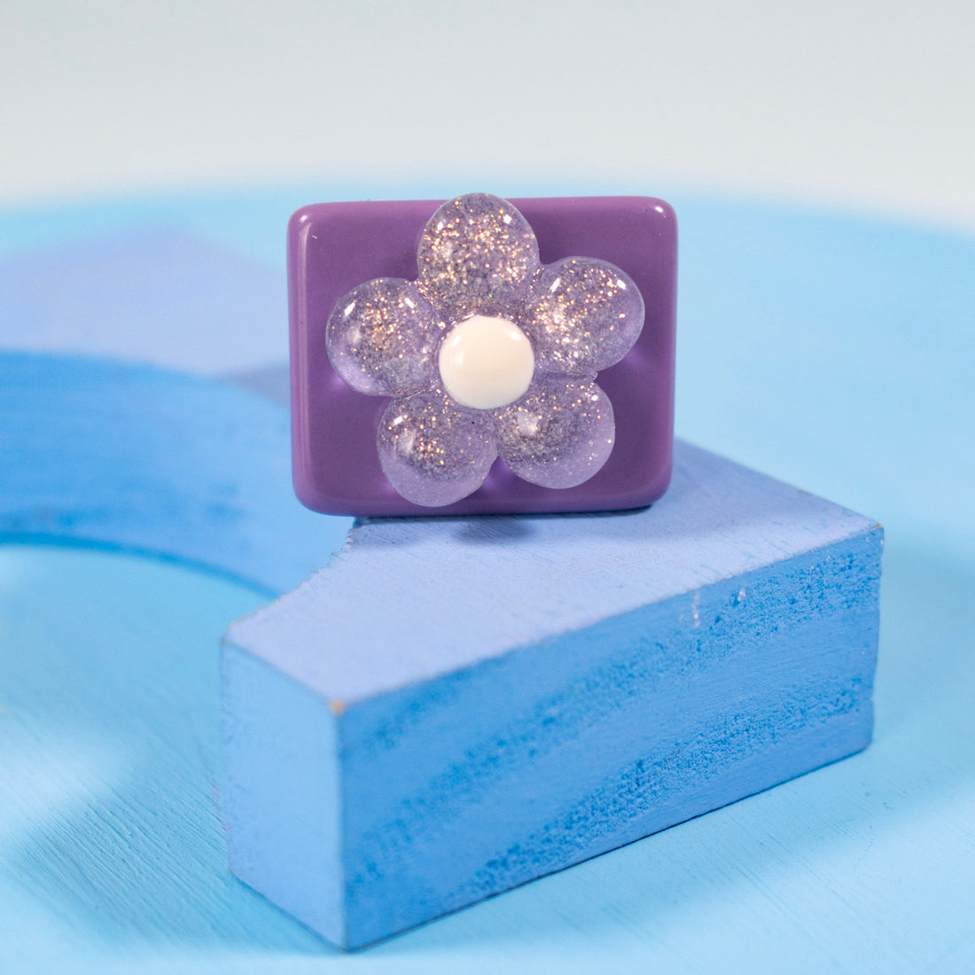 ¡NEW! Anillo Petalo Lila - Talla única 8.5