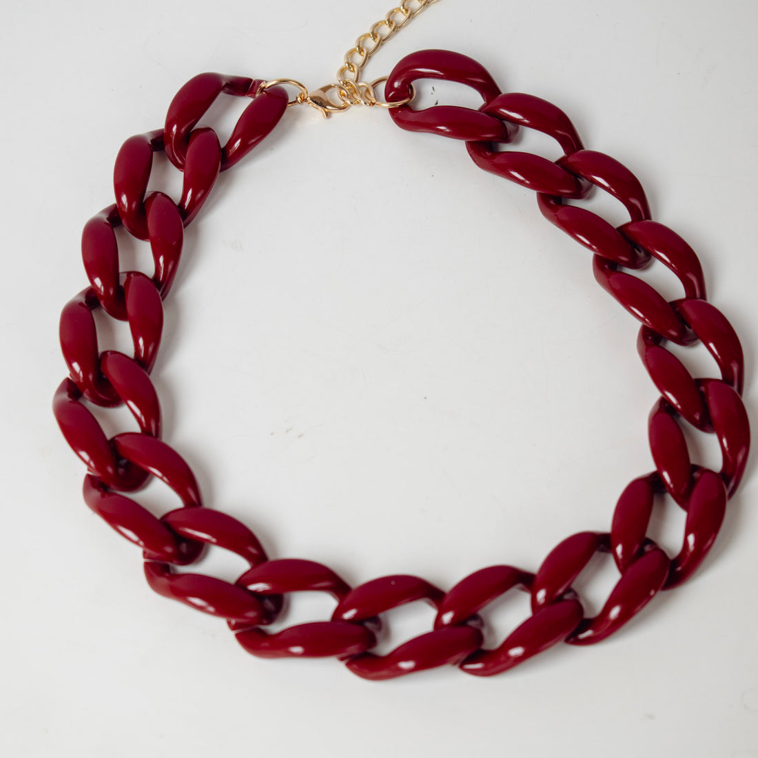 Collar Cadena Rojo