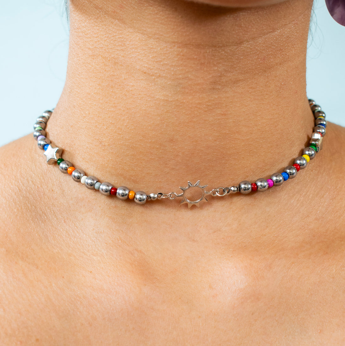 ¡NEW! Collar Esferas Colores