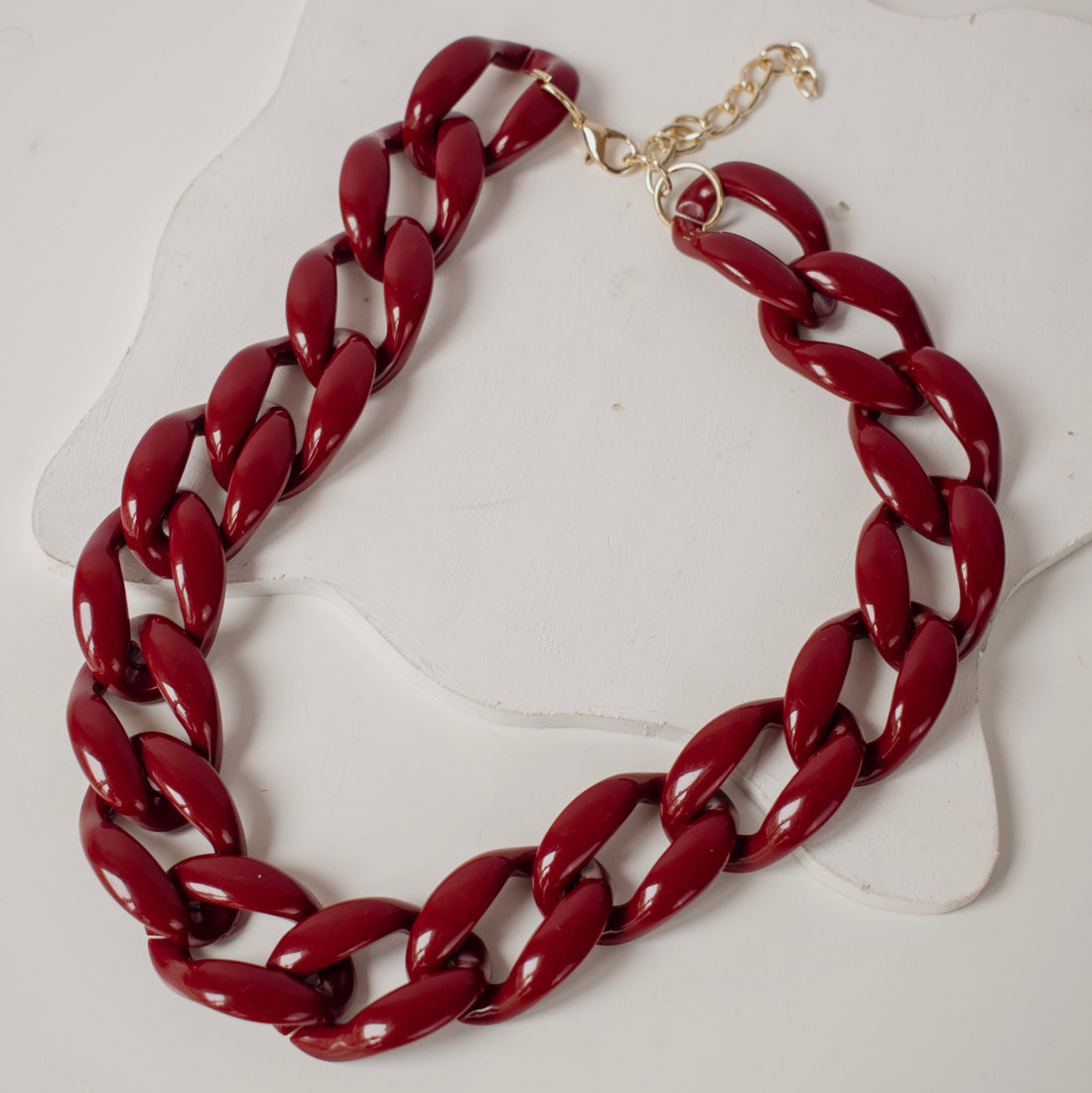 Collar Cadena Rojo